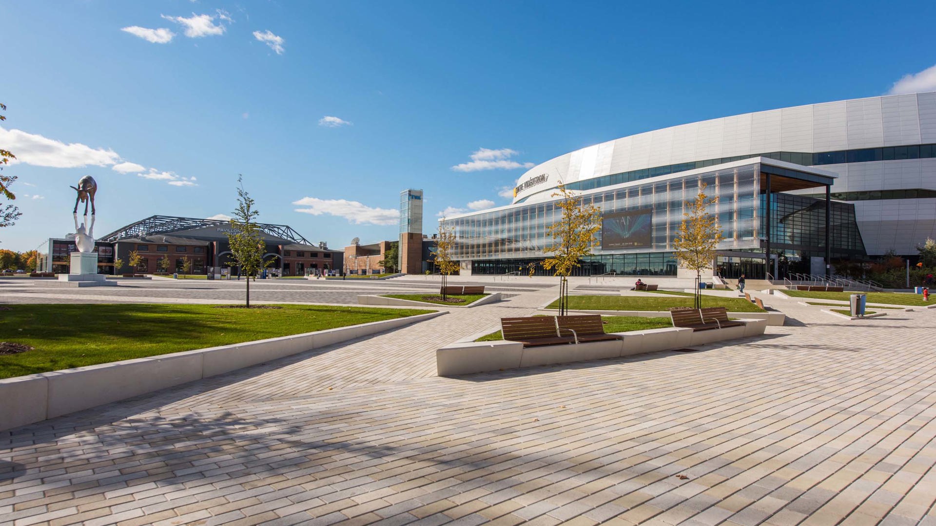 Map of outdoor spaces